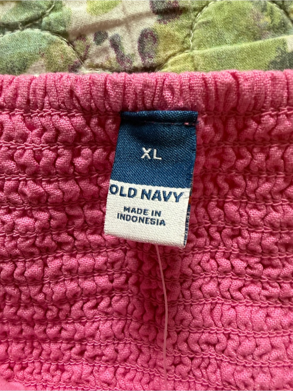 Old Navy Puff Sleeve Linen Blend Mini Dress in Pink NWT XL - Picture 7 of 9
